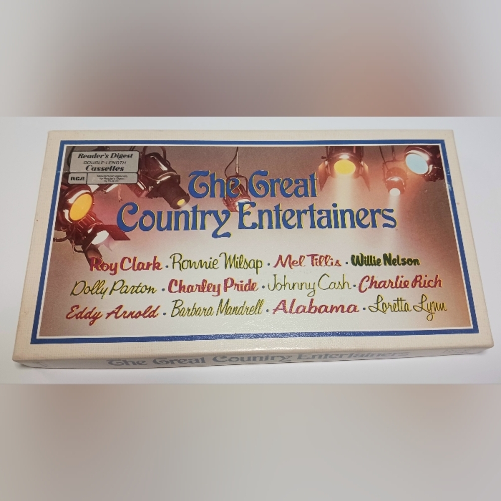 Readers Digest The Great Country Entertainers Box Set 3 Pack Cassette New Sealed